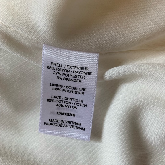 Cleo petites white lace blazer/spring jacket size 10 - Picture 5 of 5